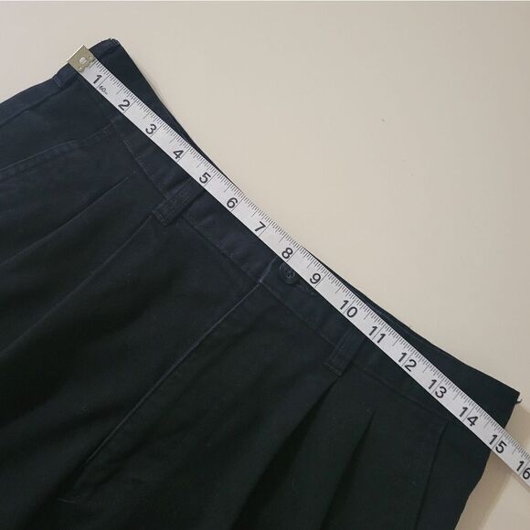 George Men’s Black Wrinkle Resistant Pleated Pants - Picture 9 of 16